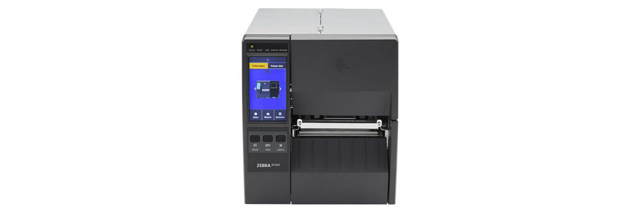 Zebra ZT231, 12 dots/mm (300 dpi), display, EPL, ZPL, ZPLII, USB, RS232, Ethernet