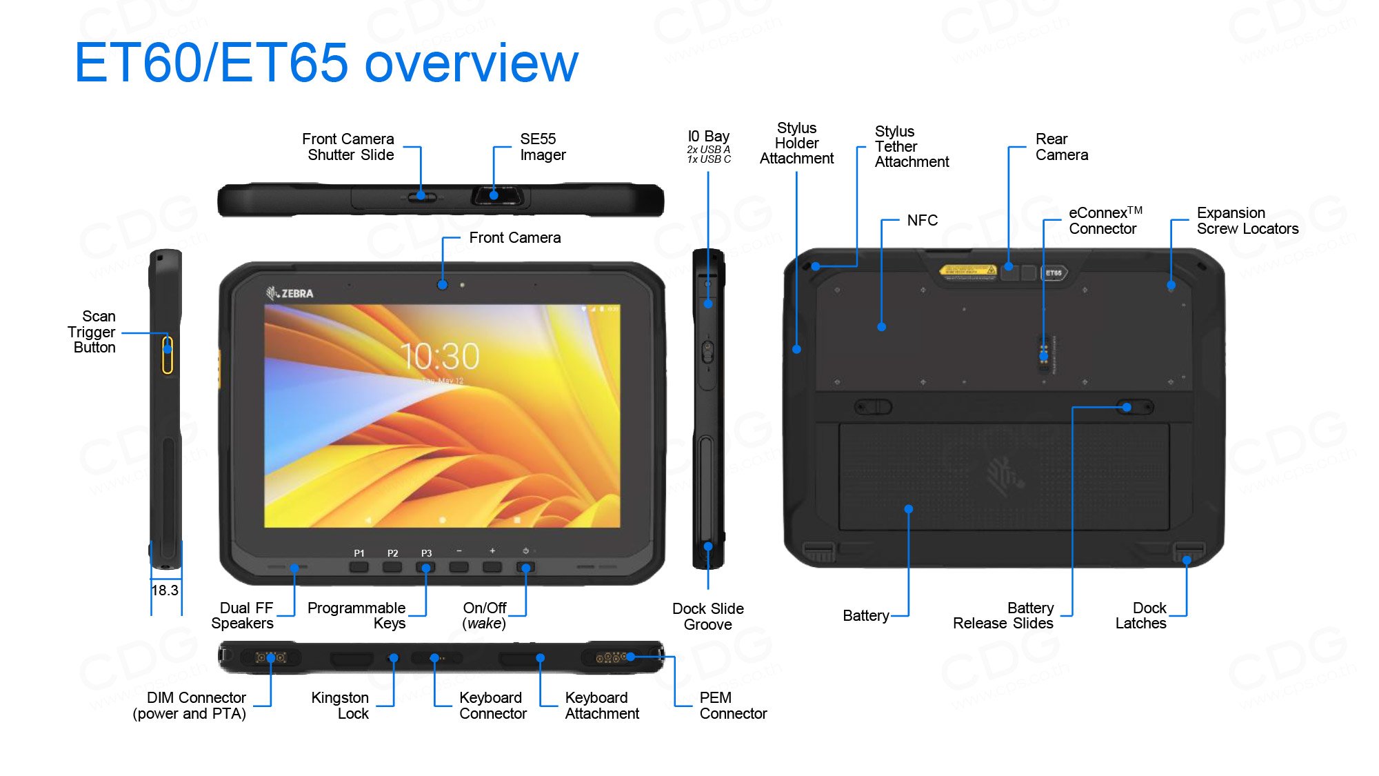 Zebra Tablet ET60 | Android |  10,1" 