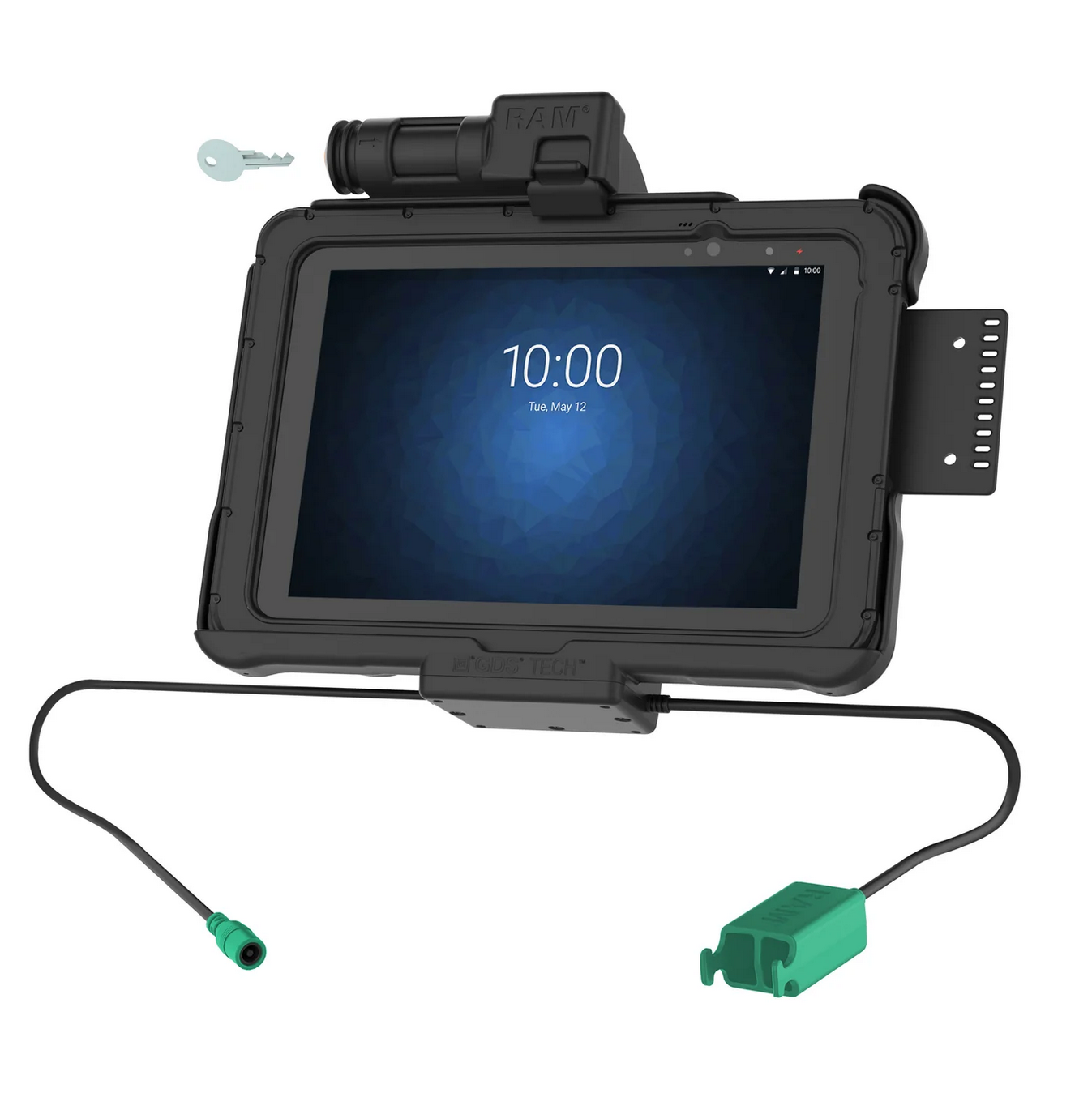 RAM Mounts  Key Locking Power + Dual USB Dock for Zebra ET5x 10.1" Series