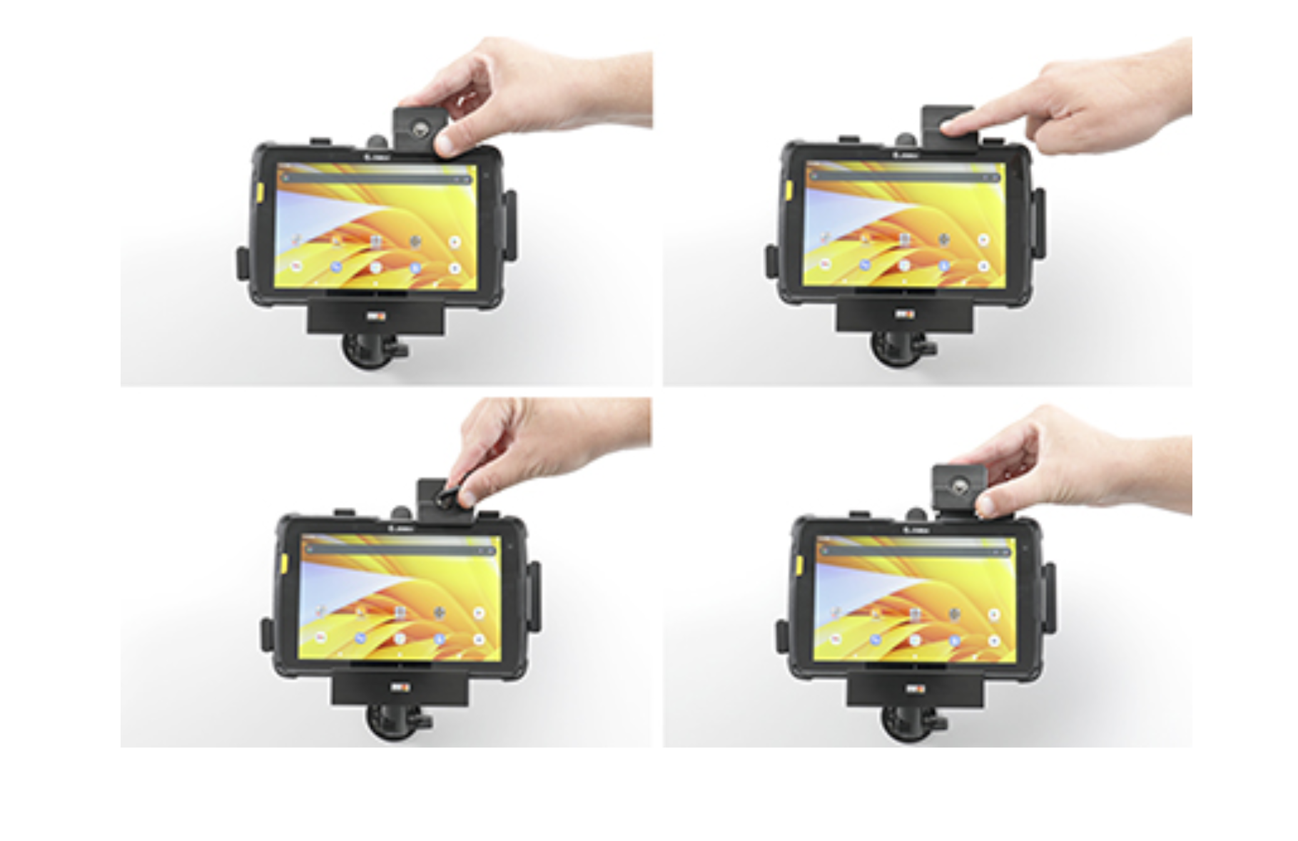  BRODIT ET4x Cradle Key lock module, 2 keys included, for Module Upgrade holders with Rugged Boot